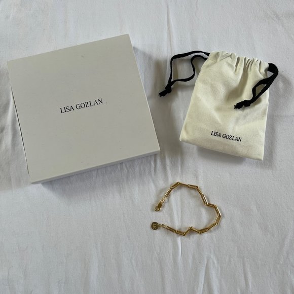 BR059 'Small Indented Paperclip Bracelet' Brand New - Picture 2 of 3